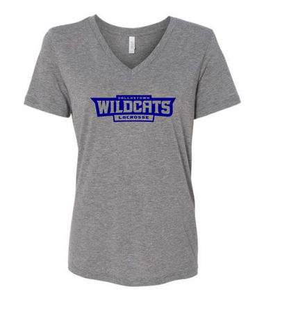 Women's Relaxed Triblend Short Sleeve V-Neck Tee