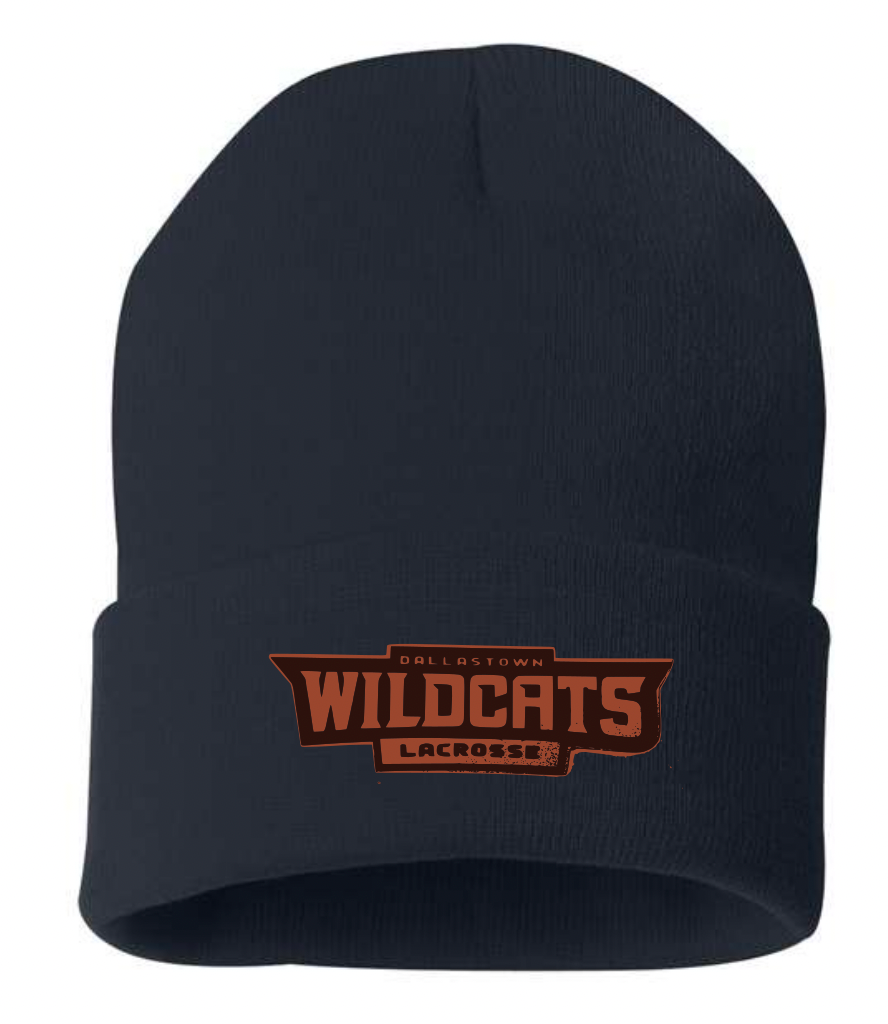 Leather Patch Beanie