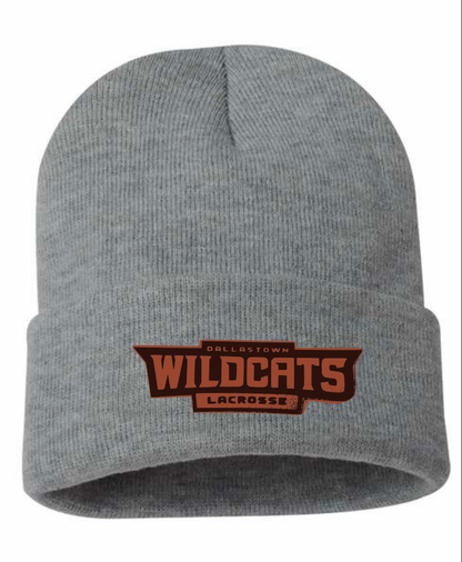 Leather Patch Beanie