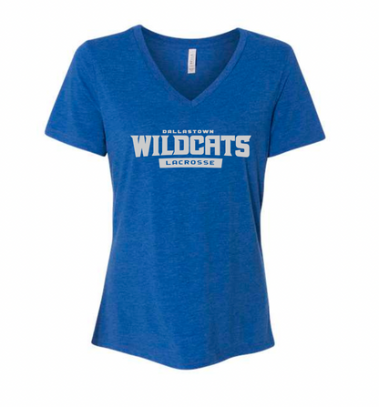 Women's Relaxed Triblend Short Sleeve V-Neck Tee